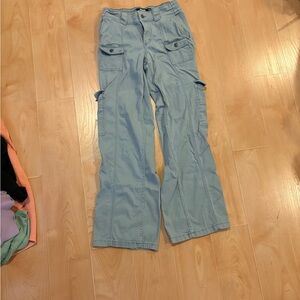 Hollister Light Blue Wide Leg Pants